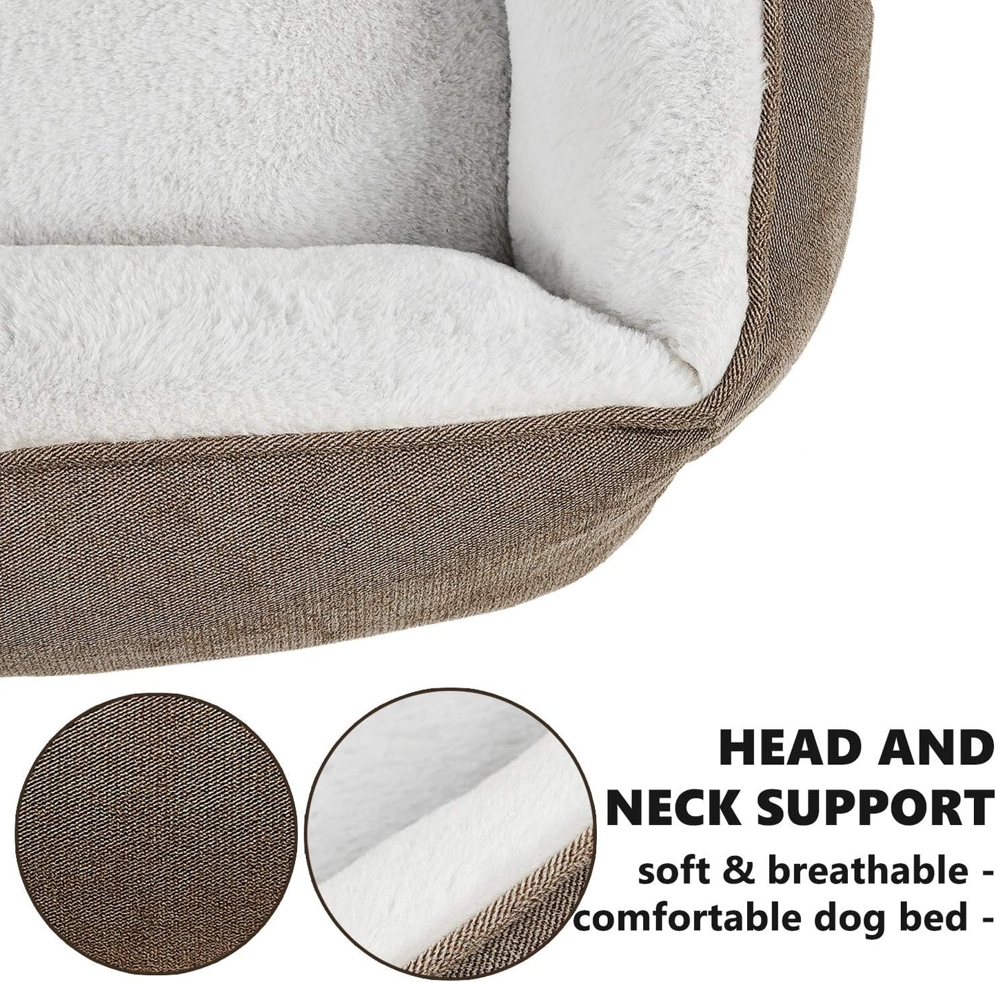 Durable Square Dog Bed - Machine Washable, Comfortable for Small & Medium Puppies